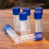 16 2mL Cryogenic Vials for Pollen Freezer Organizer