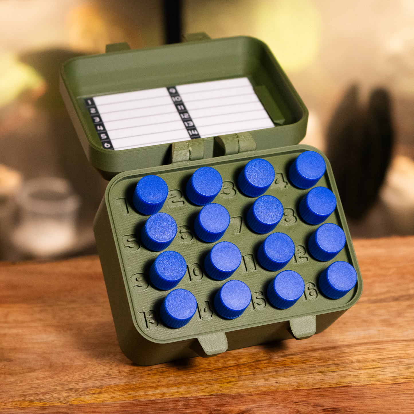 Pollen Freezer Organizer - Hobbyist Edition Moss Green